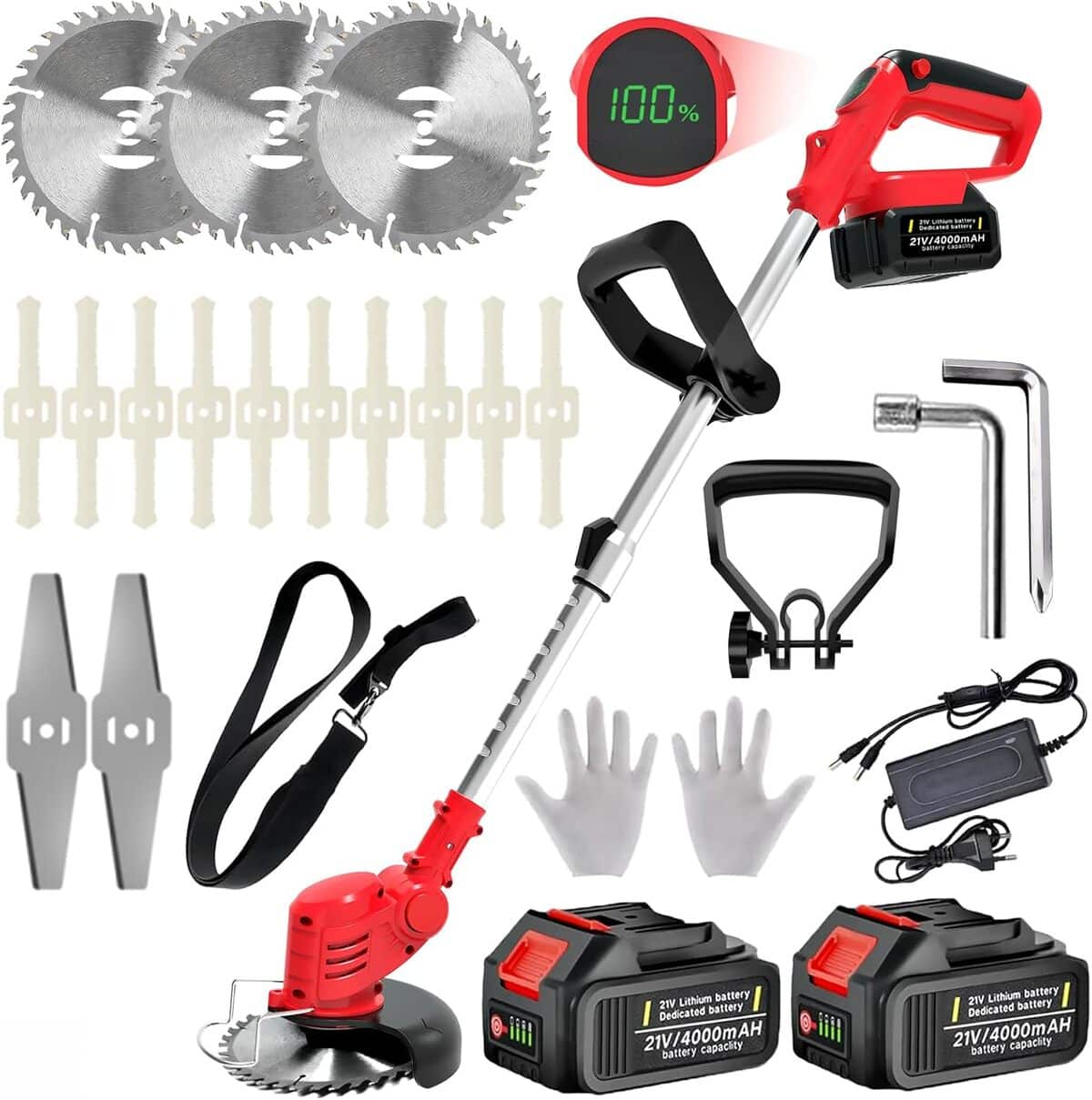 Test du coupe-bordure sans fil Tooltesoo 21 V : entretien efficace