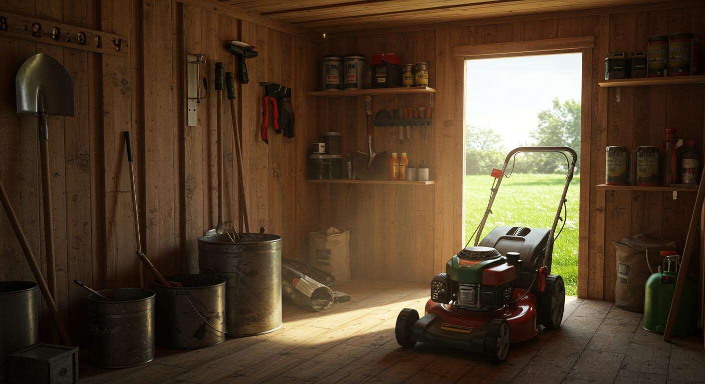 Le dernier geste à faire sur votre tondeuse en fin de saison pour qu'elle redémarre au quart de tour au printemps
