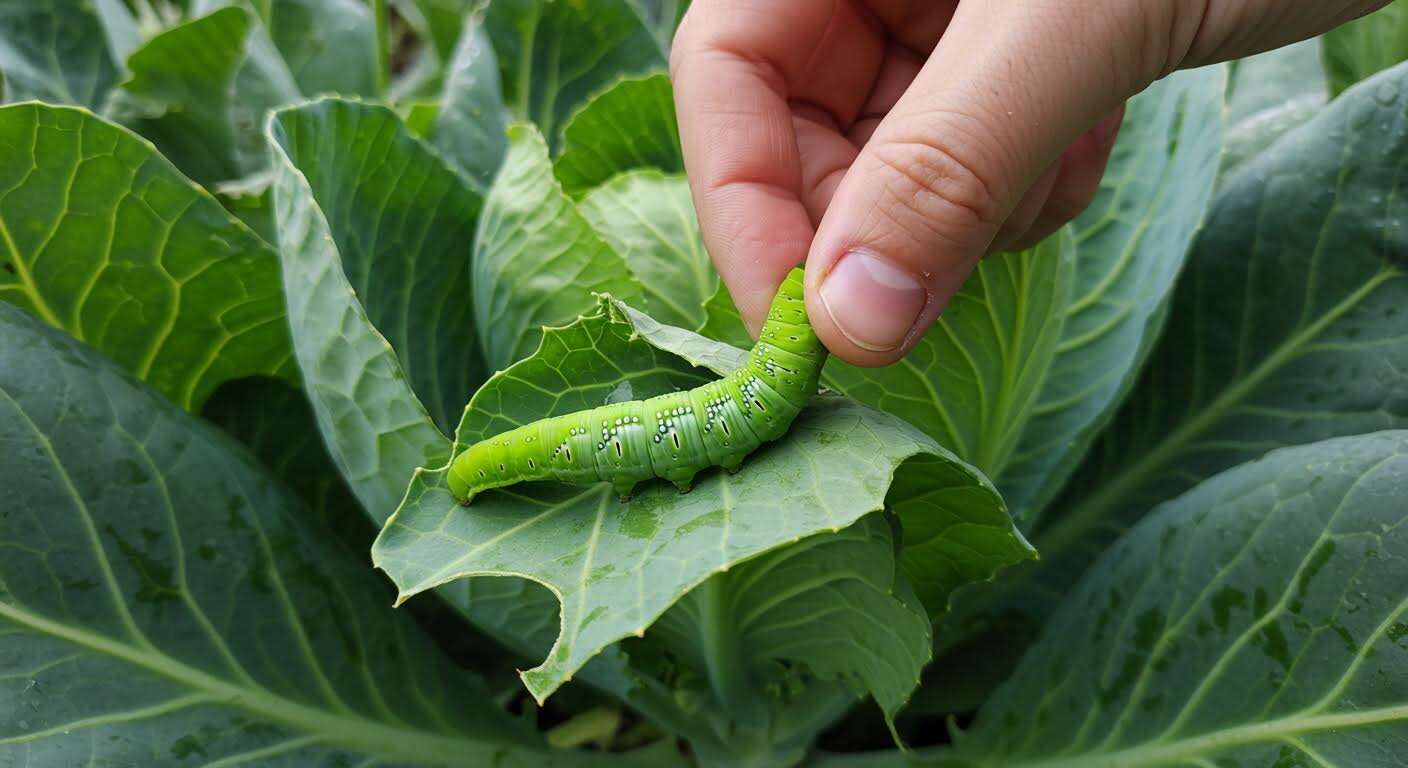Vos choux sont dévorés par des chenilles vertes : la solution bio et radicale pour s'en débarrasser