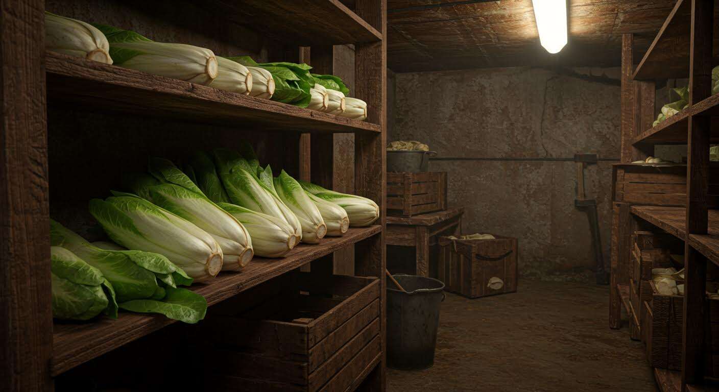 L'astuce pour forcer les endives (chicons) dans sa cave et en avoir tout l'hiver pour zéro euro