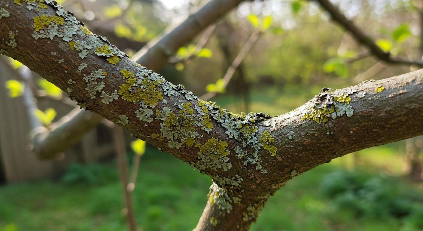 Attention : si vous voyez cette mousse sur vos arbres fruitiers, il faut agir avant l'automne