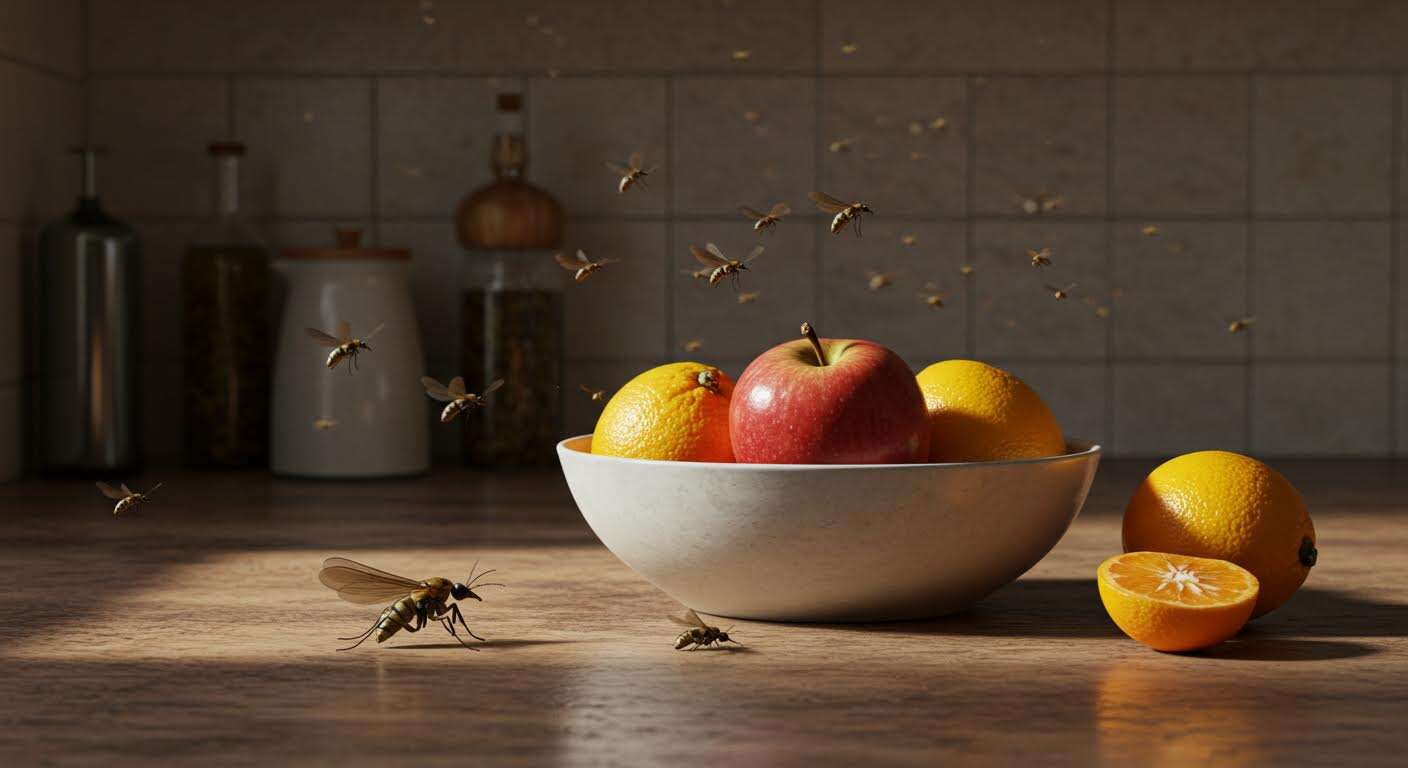 Voici pourquoi il y a une invasion de moucherons dans nos cuisines en ce moment et comment s'en débarrasser