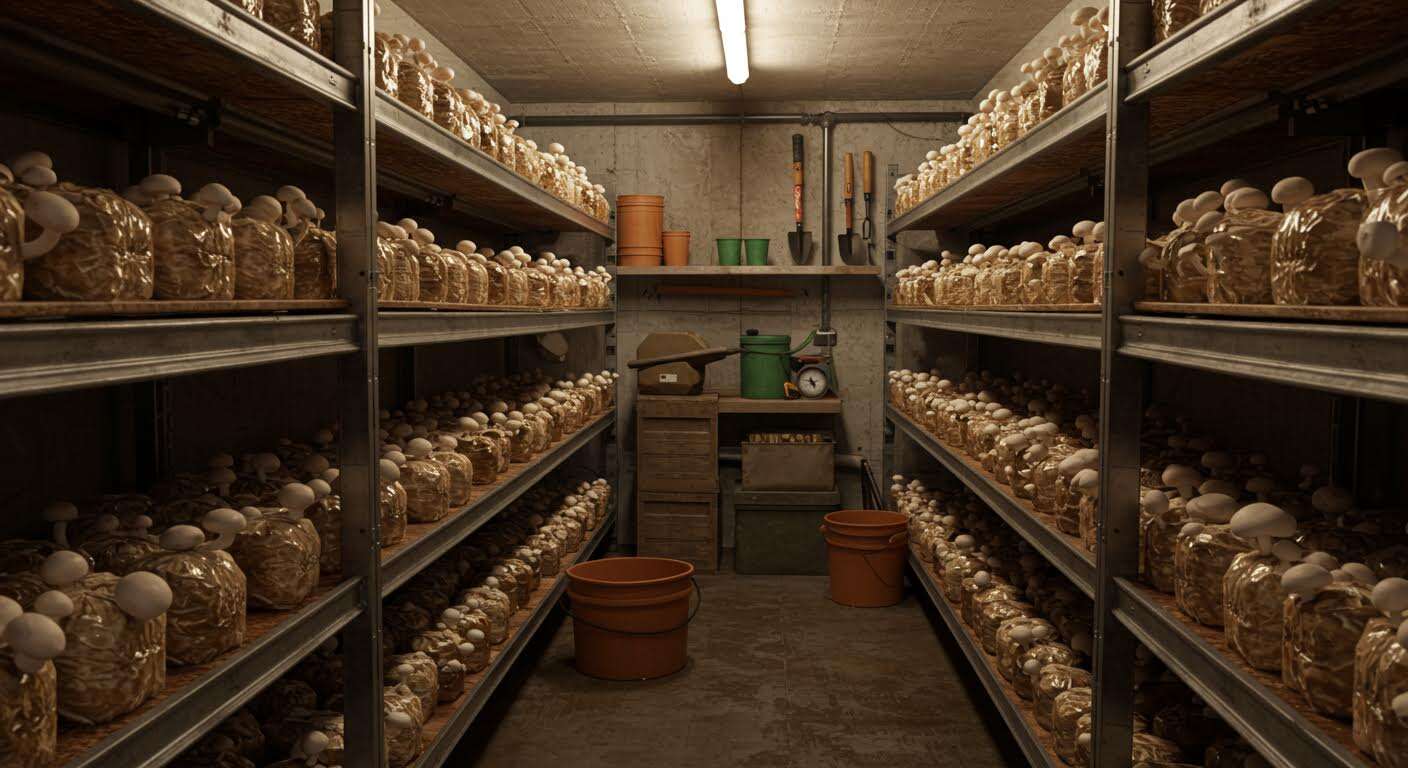 Le secret pour réussir la culture des champignons de Paris dans sa propre cave dès cet automne
