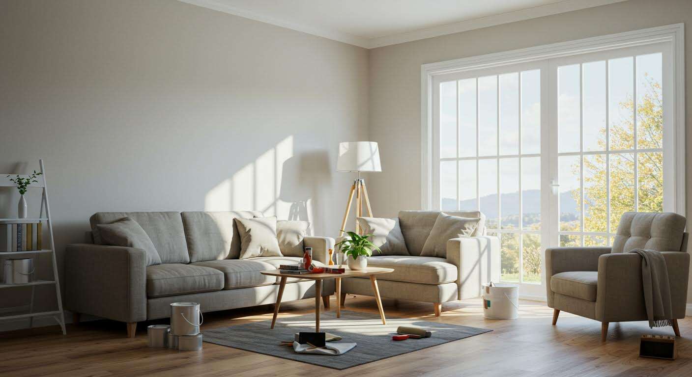 L'astuce pour repeindre une pièce en un week-end et sans odeur avant le retour du mauvais temps