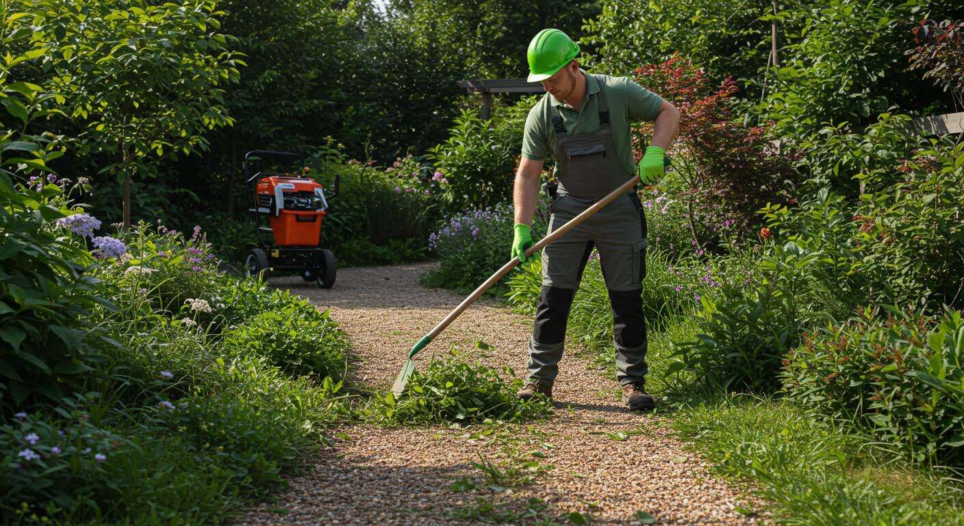 Voici ce que font les paysagistes pour éliminer les mauvaises herbes dans les graviers une bonne fois pour toute !