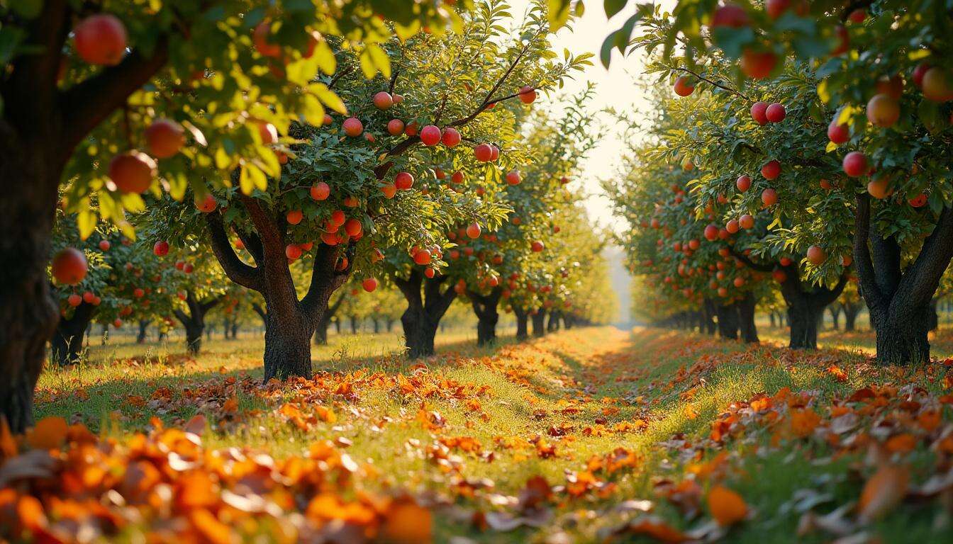 Verger en Septembre : mes techniques pour garder mes arbres en pleine forme tout l&rsquo;Automne