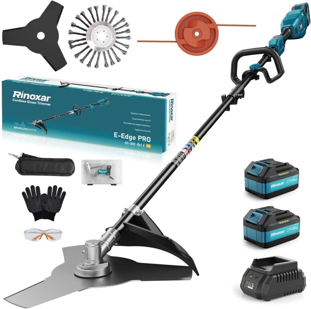 Test de la débroussailleuse électrique E-Edge PRO : puissance et polyvalence