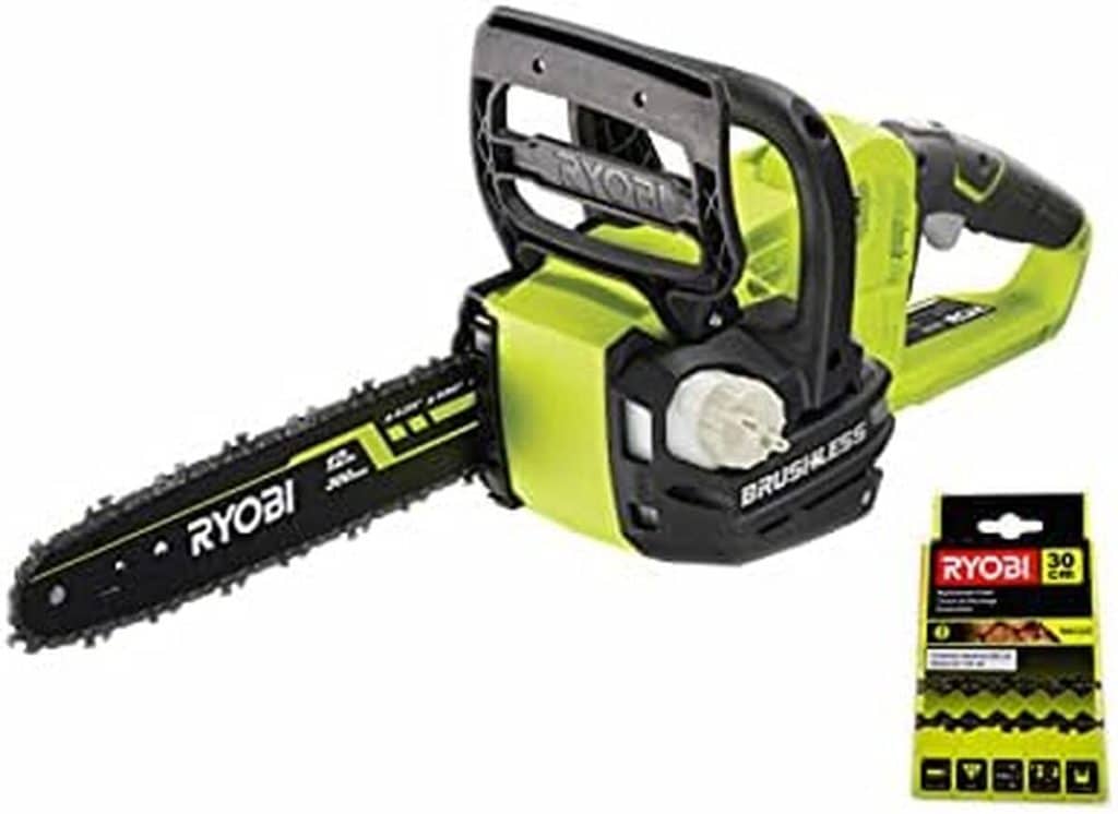 Test du pack Ryobi tronçonneuse 18V OnePlus : performance et maniabilité