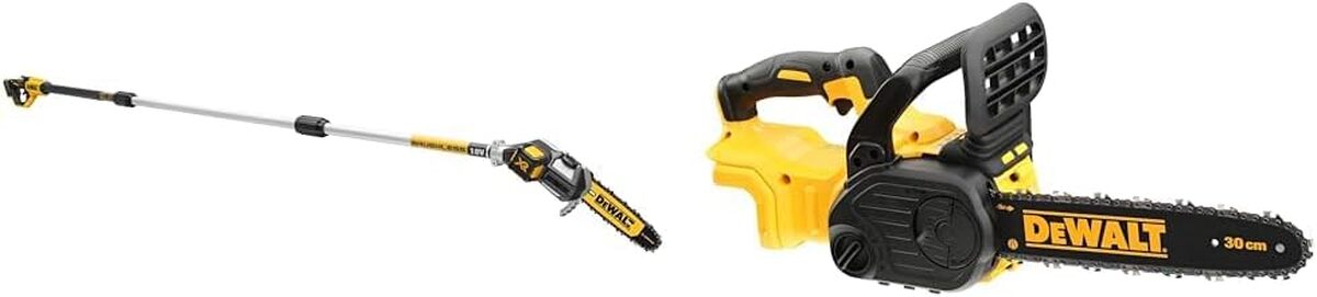 Test : élagueuse sur perche et tronçonneuse sans fil Dewalt XR 18V