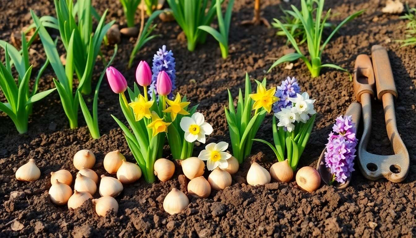 Bulbes de printemps : guide pratique de plantation