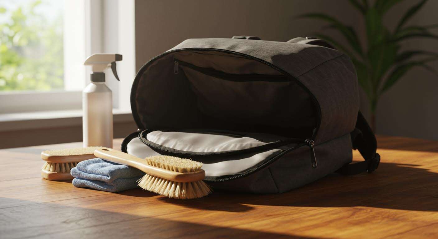 L'astuce pour nettoyer en profondeur un cartable ou un sac à dos sali pendant les vacances