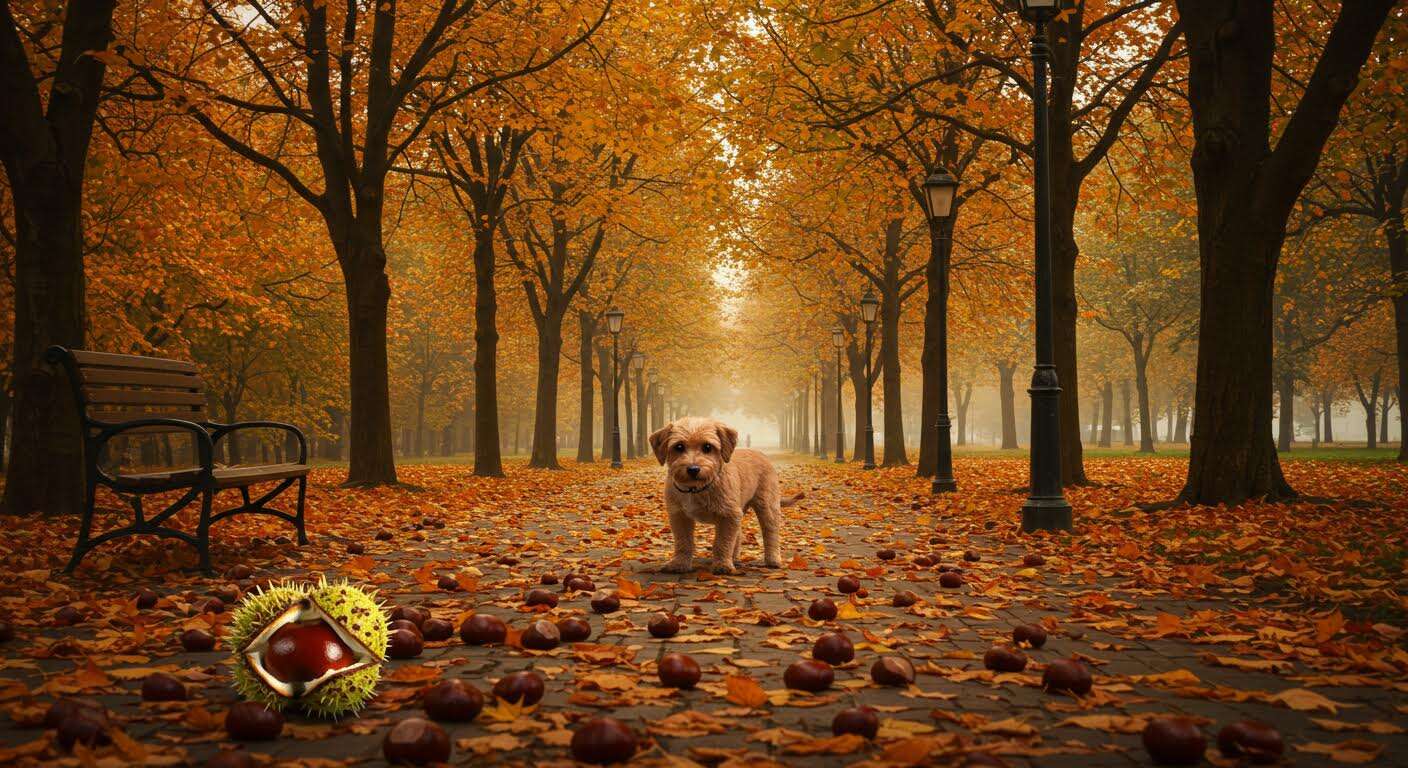 Mon chien a mangé un marron toxique dans le parc, le vétérinaire m'a alerté sur ce danger de l'automne