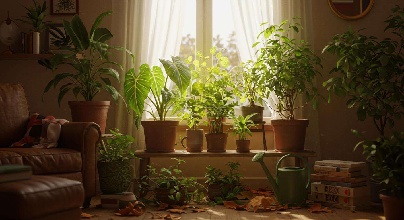 J'ai arrêté d'arroser mes plantes d'intérieur en automne, et elles ne se sont jamais aussi bien portées