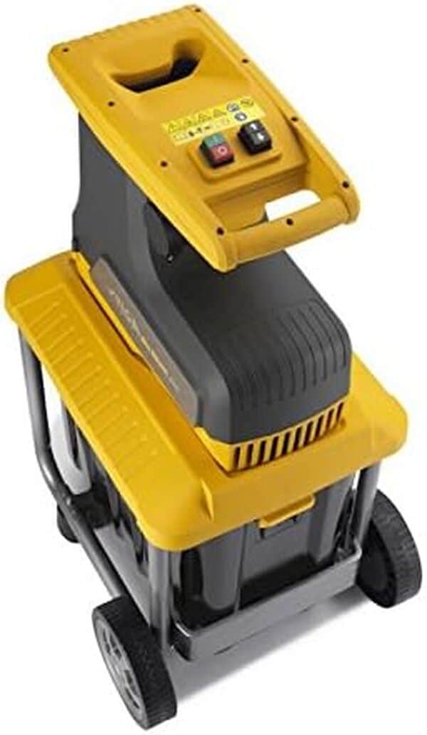 Stiga - Bio Silent 2500 - Broyeur électrique à rouleaux (engrenages) 2 500 W pour branches jusqu'à 40 mm de diamètre