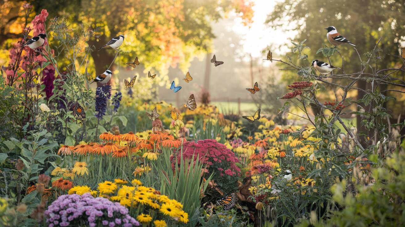 Le guide pour un jardin qui attire les oiseaux et les papillons cet automne