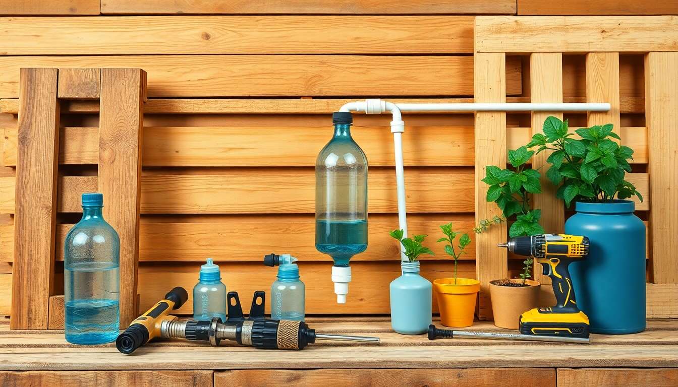 Concevoir un goutte-à-goutte économique avec une bouteille