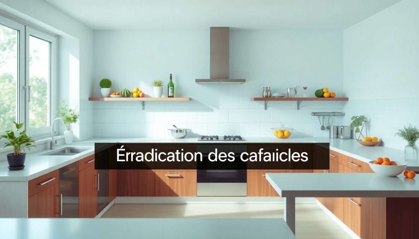 Éradication efficace des cafards à la maison
