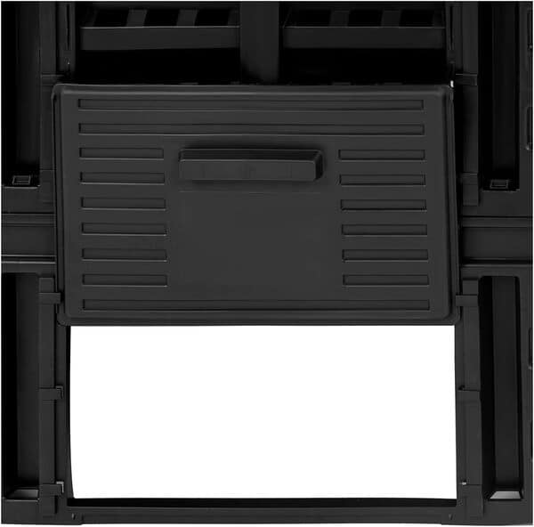 hillvert HT-M-COMP-860 Composteur De Jardin Rapide Thermocomposteur Bac Boite De Compostage  ? Compost Extérieur (860 l, Arrosage Goutte- ?-Goutte, Ventilation)