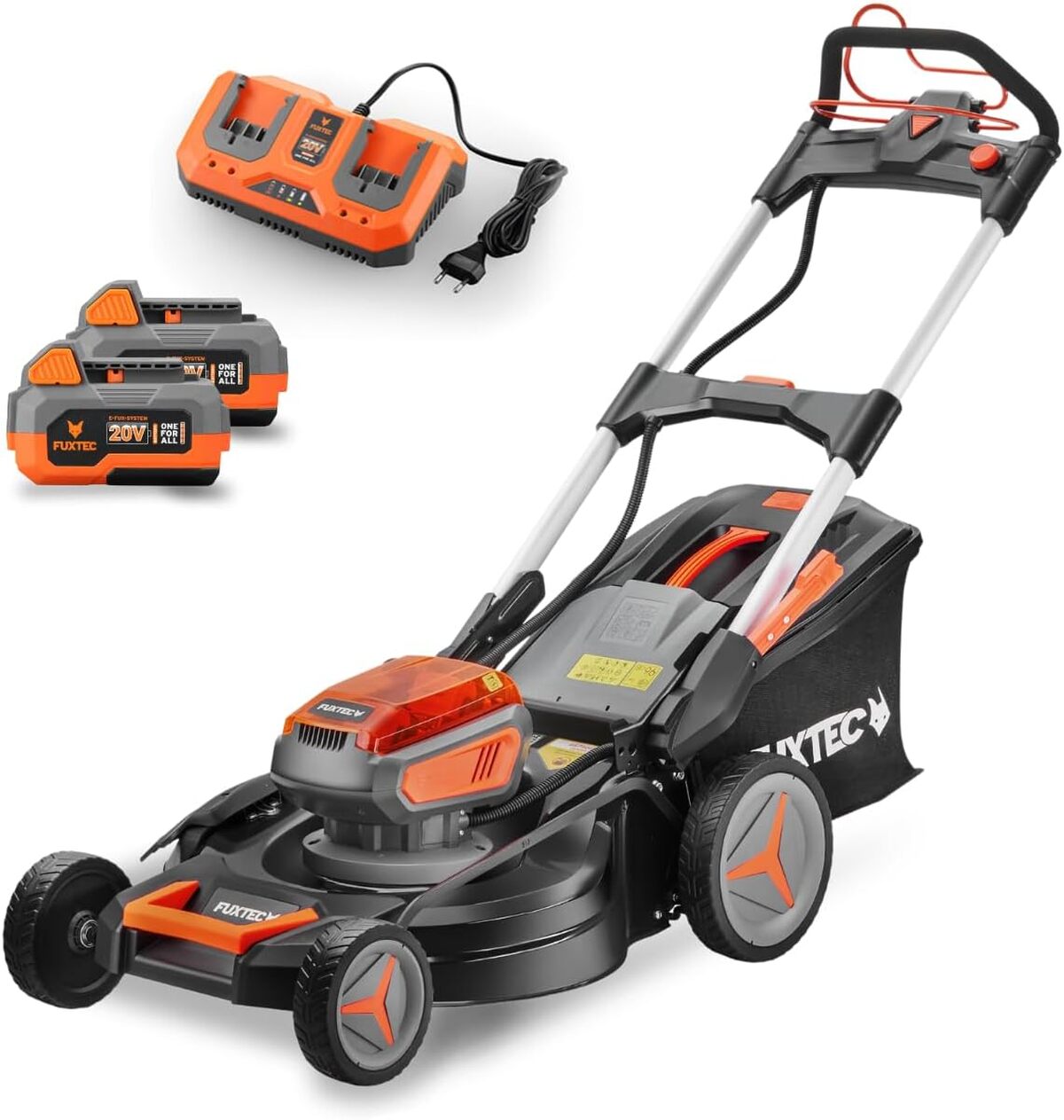 Test de la tondeuse Fuxtec E2RM51 autotractée 40V