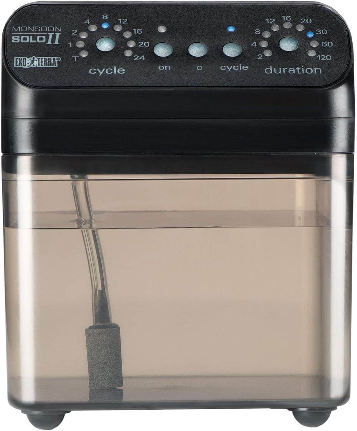 Test du système d'arrosage automatique Exo Terra Monsoon Solo II 1, 5 l
