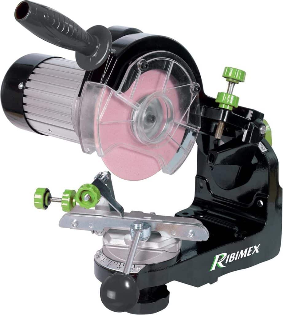 Test : affûteuse électrique Ribiland pour chaînes de tronçonneuse