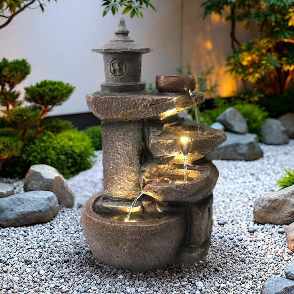 Avis sur la fontaine Arnusa BK851 avec éclairage