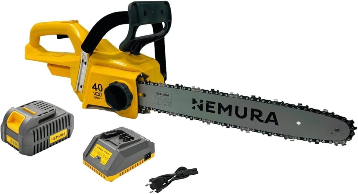 Test : nemura tronçonneuse sans fil 40V performante et pratique