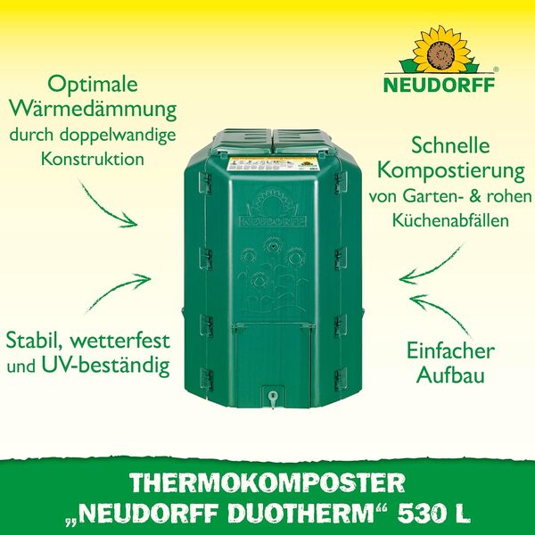 Neudorf 775 Composteur Thermique DuoTherm 530 l