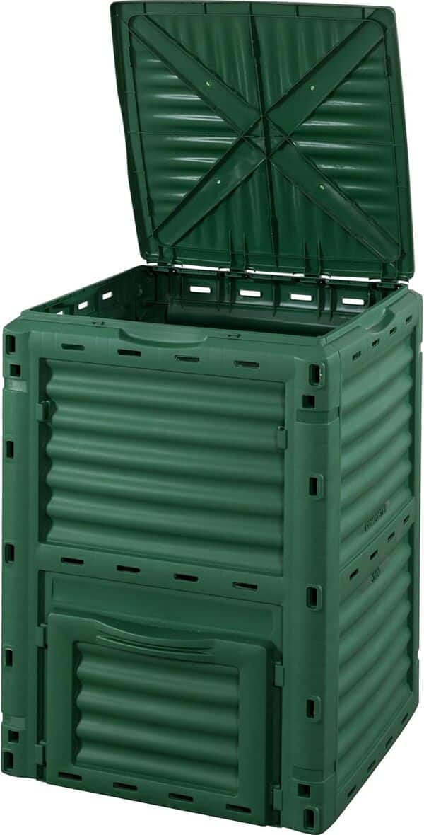 Linea Garden Friend C1933431 Composter 300 l en polypropylène résistant aux intempéries, Vert