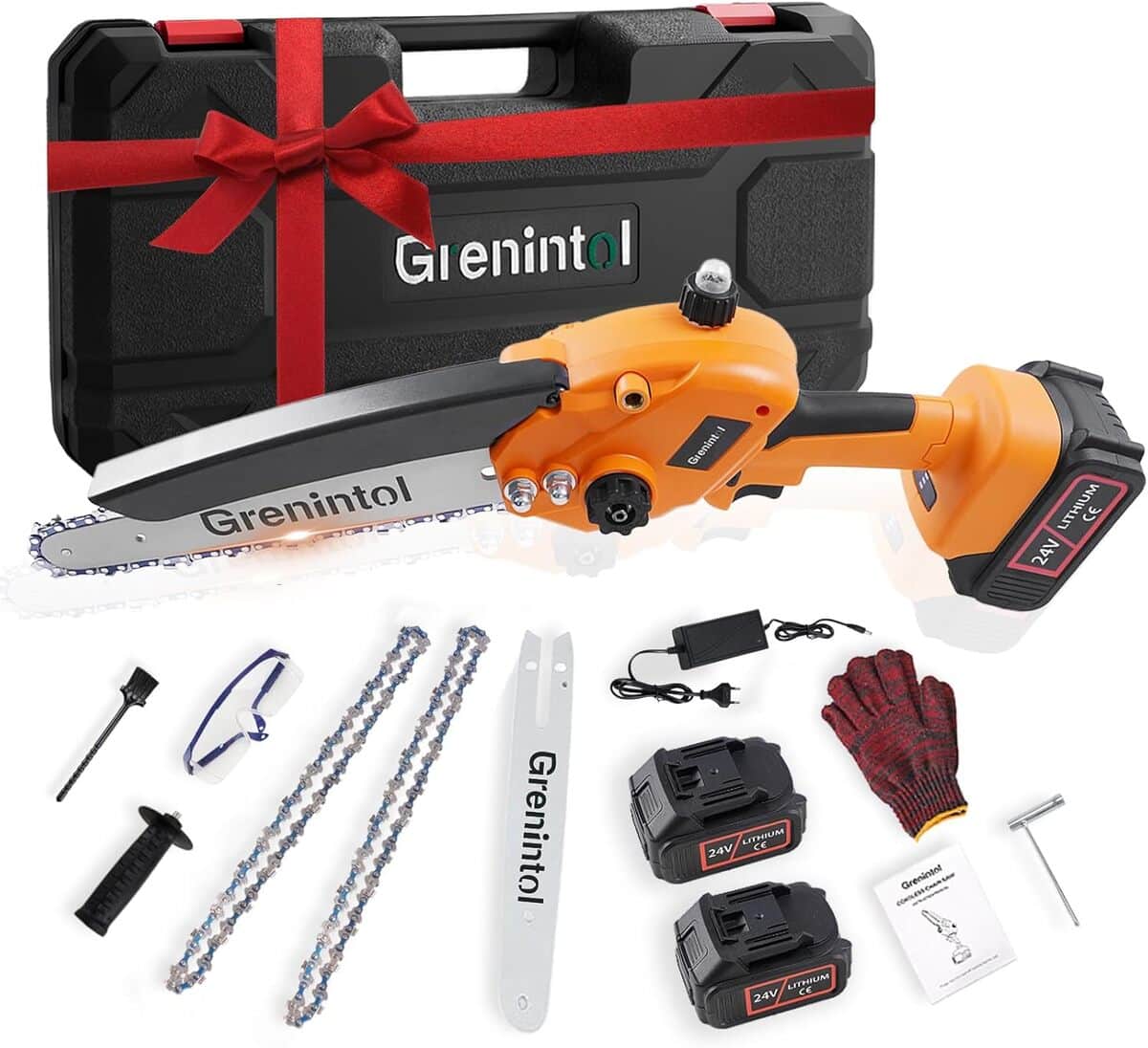 Test de la grenintol mini tronçonneuse sans fil 8 po 1000 W