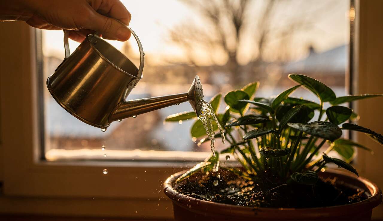 Comment arroser les plantes en hiver ?