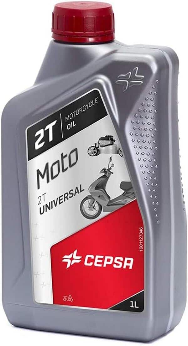 TIMBERPRO 2 en 1 Débroussailleuse Thermique 52 CC, Faucheuse, Coupe Bordure avec Bobine + 3 Lames & CEPSA 514224187 Universal Huile pour Tout Type de Moteur 2T