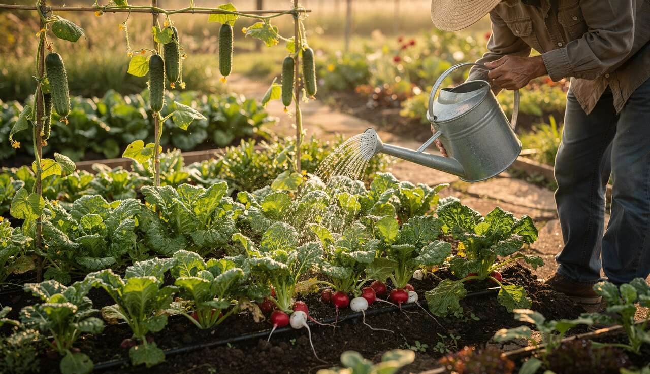 Techniques pour bien arroser les concombres