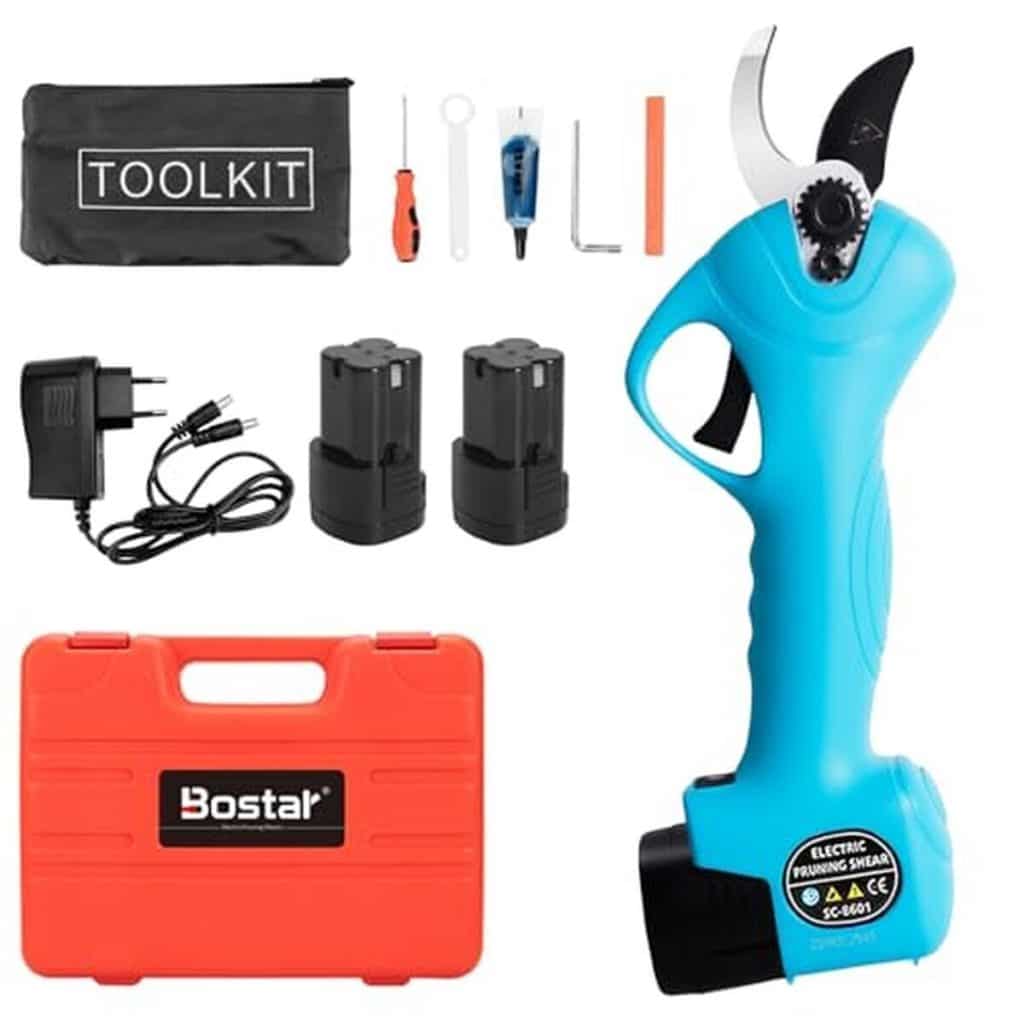 Test du sécateur électrique sans fil Bostar 25 mm : l'outil pro pour le jardin