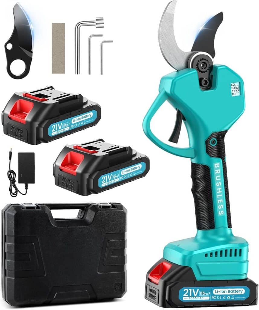 Test sécateur électrique Makita 50MM, moteur 900 W sans balais