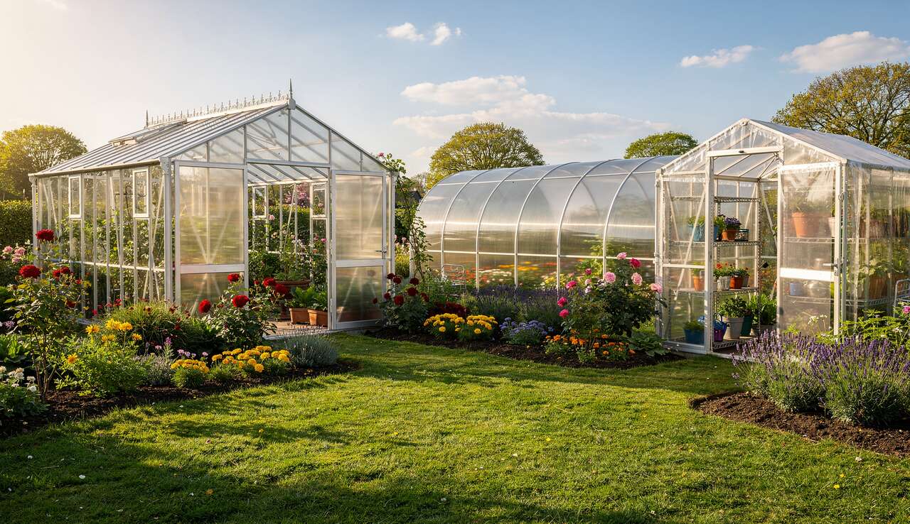 Types de serres : tunnel, verre, polycarbonate, mini-serre Types de serres : tunnel, verre, polycarbonate, mini-serre