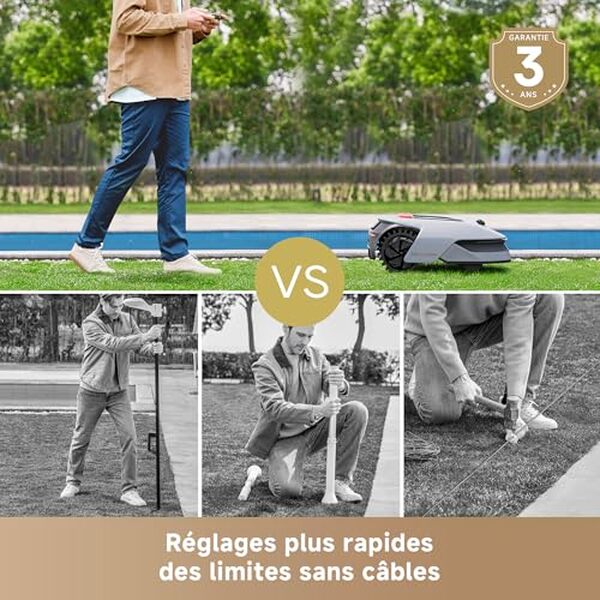 Découvrez le robot tondeuse dreame A1 Pro : performance, autonomie et simplicité d'utilisation pour un jardin impeccable sans effort