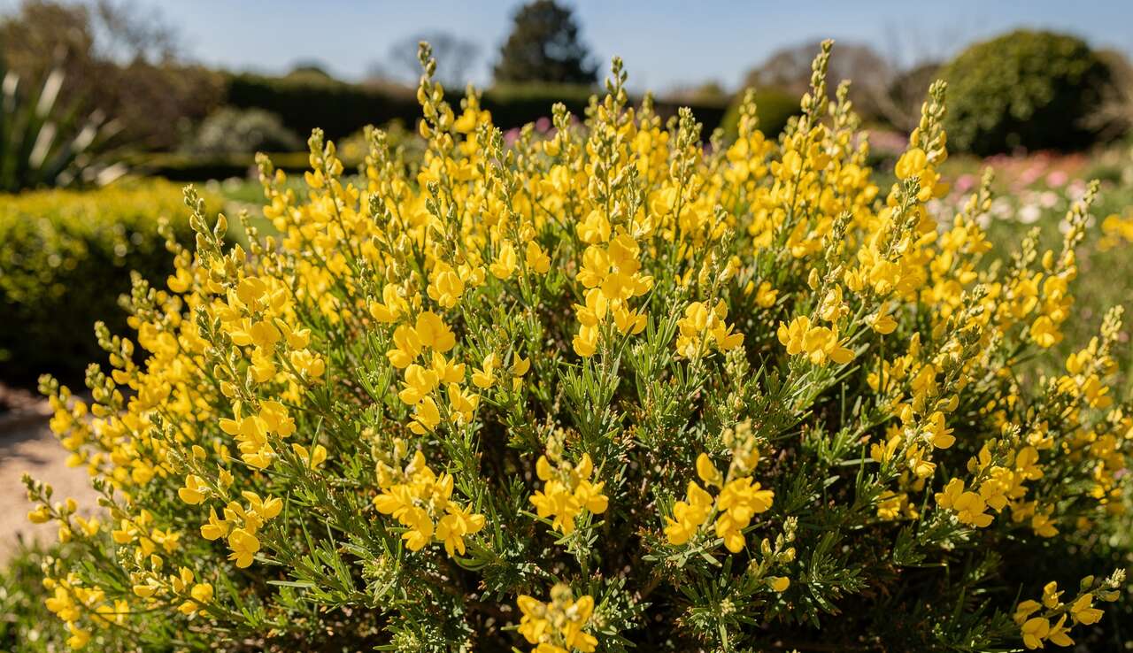 Les utilisations d&eacute;coratives du gen&ecirc;t au jardin