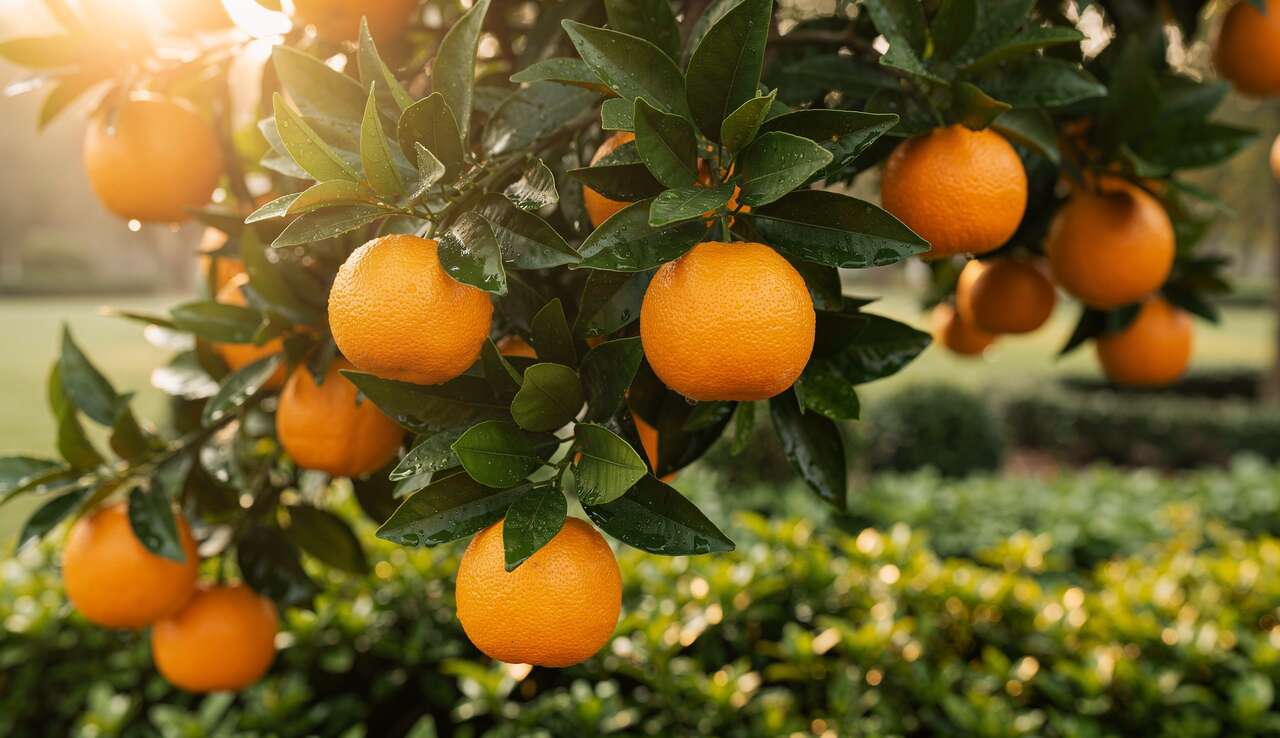 Diff&eacute;rentes vari&eacute;t&eacute;s d'oranger