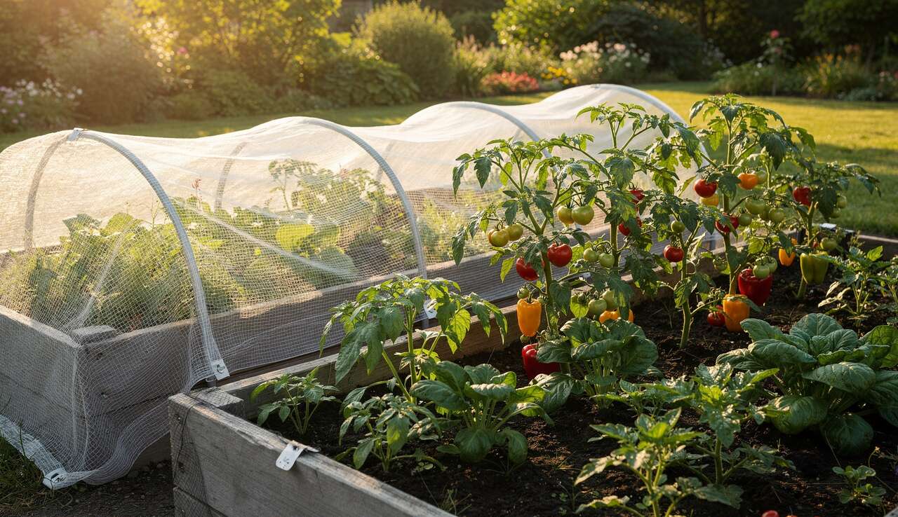 Filets anti-insectes au potager : avantages et inconvénients