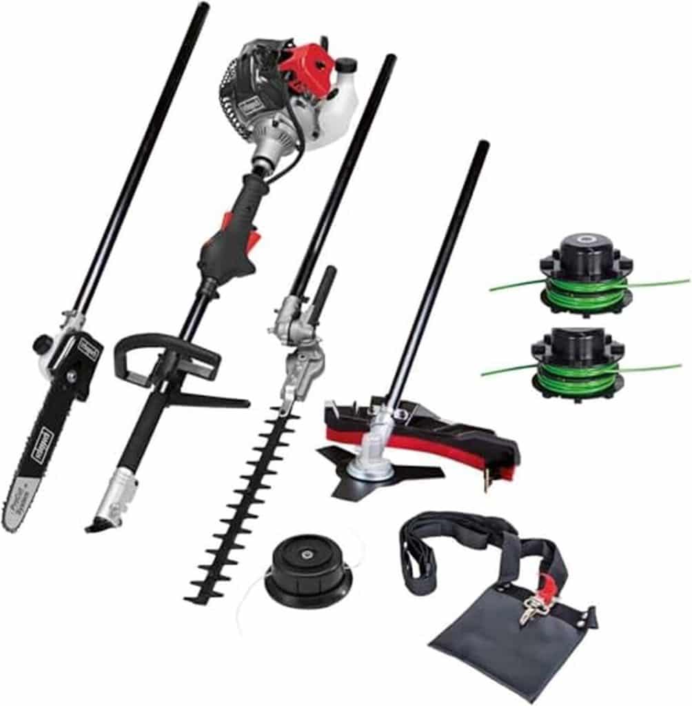 Test de la débroussailleuse Scheppach MFH5200-4P : performance 4 en 1