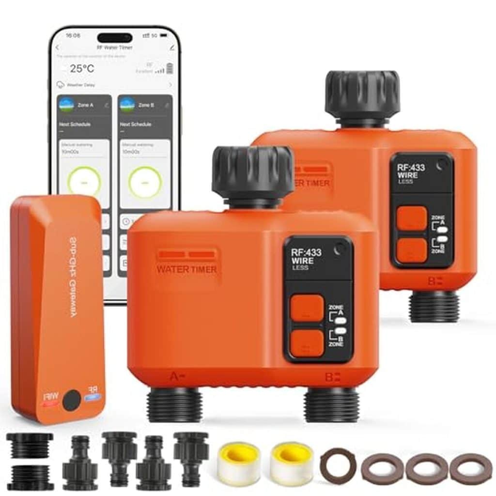 Test des programmateurs arrosage WiFi 2 zones avec gateway pour grands espaces