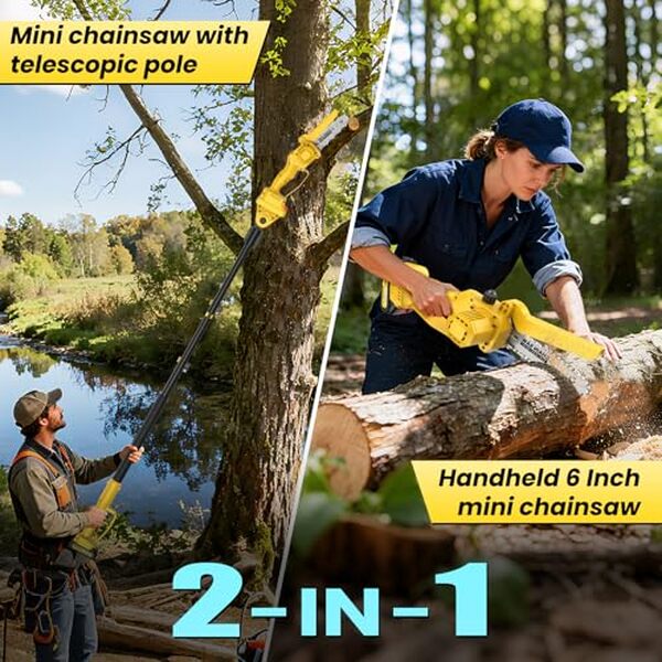 Découvrez notre test de la tronçonneuse 2-en-1 télescopique et mini compatible Makita : efficience et ergonomie réunies pour vos travaux de précision