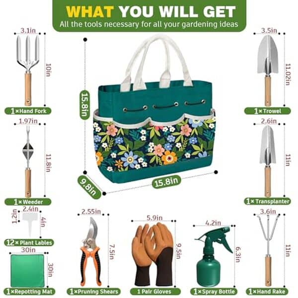 Découvrez notre test complet du kit d'outils de jardinage pour femme, lot de 22 pièces : qualité, efficacité et confort pour vos travaux de jardinage.