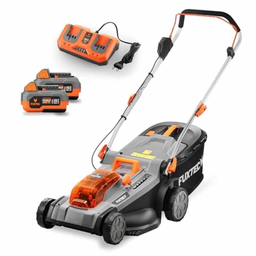 Test : tondeuse à gazon FUXTEC E2RM37 sans fil 40V