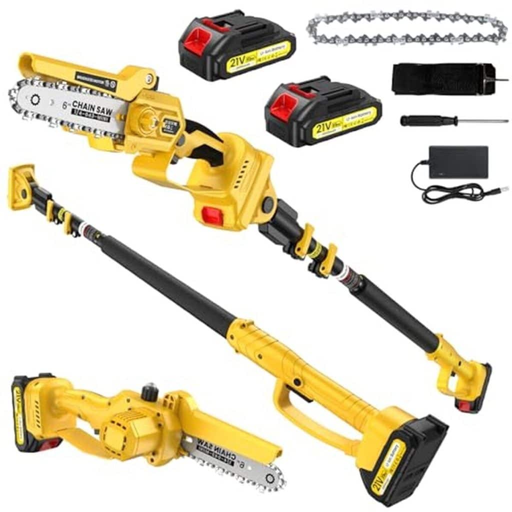 Test : tronçonneuse 2-en-1 télescopique et mini compatible Makita