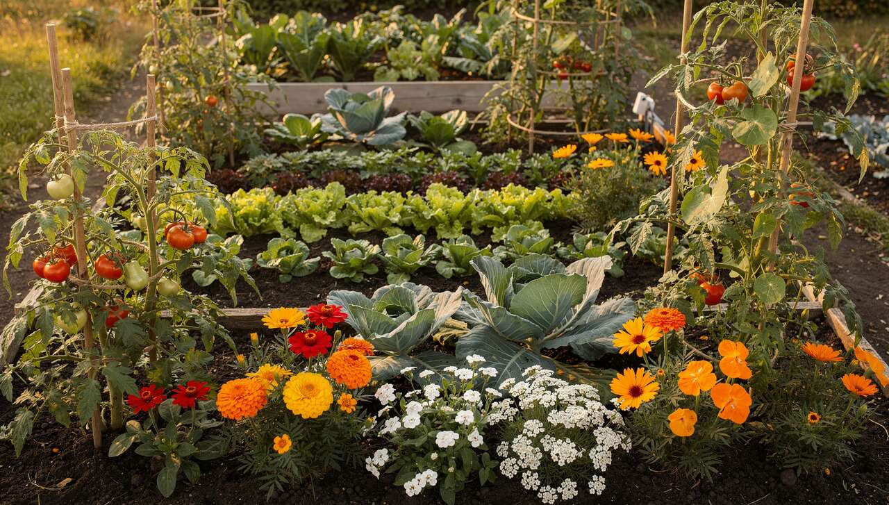 5 fleurs essentielles pour un potager productif