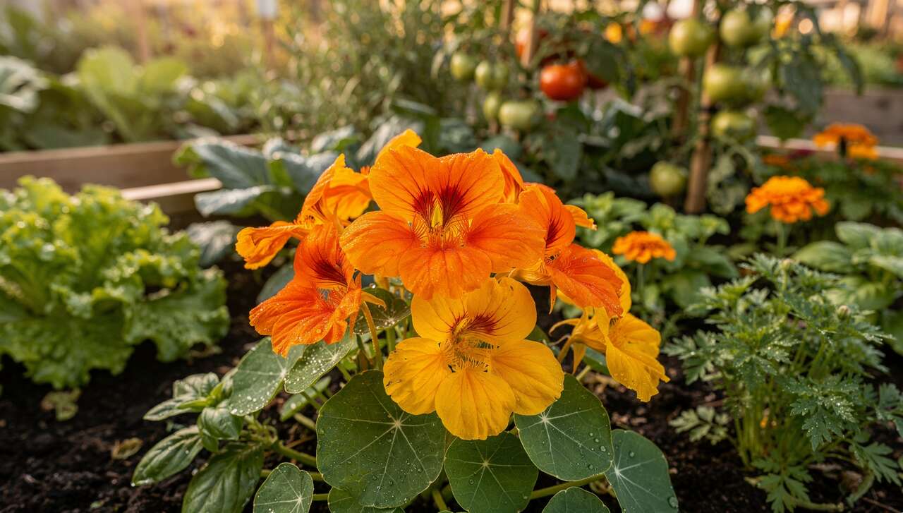 La capucine : un attrait pour les pollinisateurs