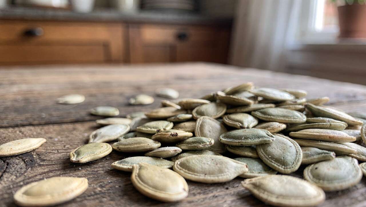 Faire sécher les graines de courge