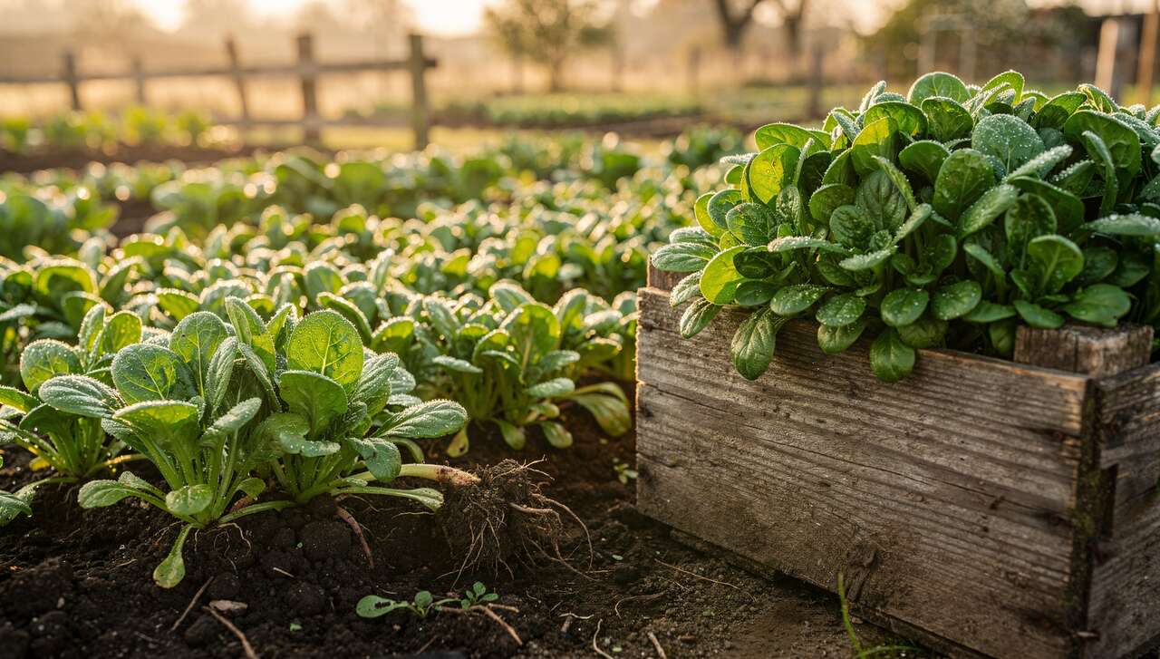 Récolter et conserver la mâche